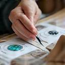 Inspection and eco-friendly packaging of diamond paintings